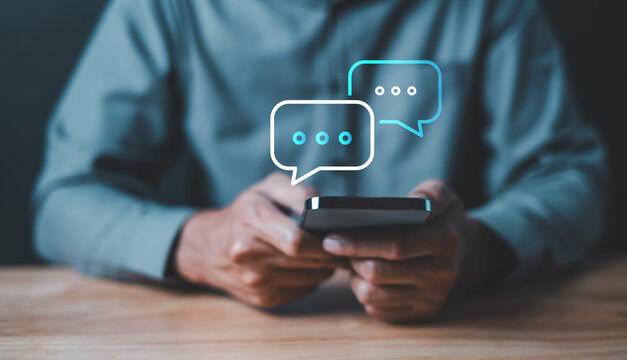 chat, message, technology, smartphone, social, communication, media, wireless, internet, social network. touching at smartphone for chatting and message. social network and communication used internet