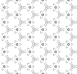 Fototapeta premium Black seamless abstract pattern. Overlay for background and backdrop. Ornamental design. PNG graphic illustration with transparent background.