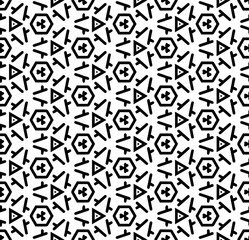 Black seamless abstract pattern. Overlay for background and backdrop. Ornamental design. PNG graphic illustration with transparent background.
