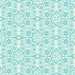 Hand drawn butterflies flowers seamless pattern. Scandinavian folk seamless butterfly floral texture