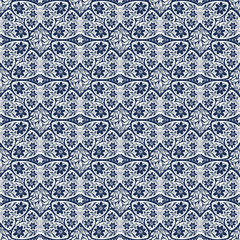 Hand drawn butterflies flowers seamless pattern. Scandinavian folk seamless butterfly floral texture