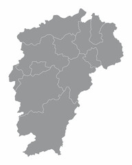 Jiangxi Province administrative map