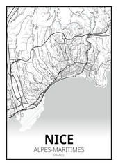 Fototapeta premium Nice, Alpes-Maritimes