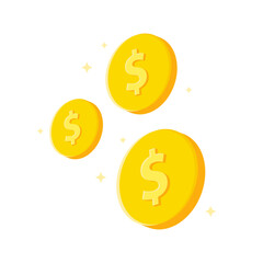 Icon with Gold Coins