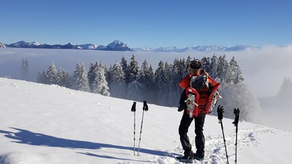Randonn&eacute;e dans le Vercors en direction du Sornin et du plateau de la Moli&egrave;re