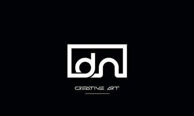 DN, ND, D, N abstract letters logo monogram