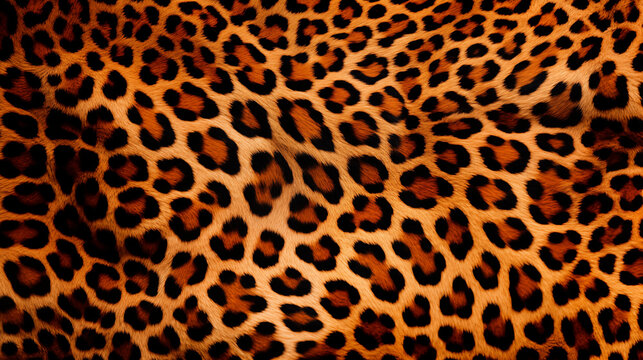 Textura de piel de leopardo para utilizar en materiales 3d