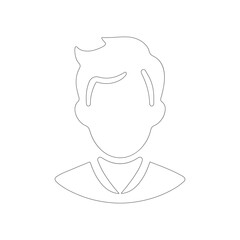 Vector illustration of a man in business