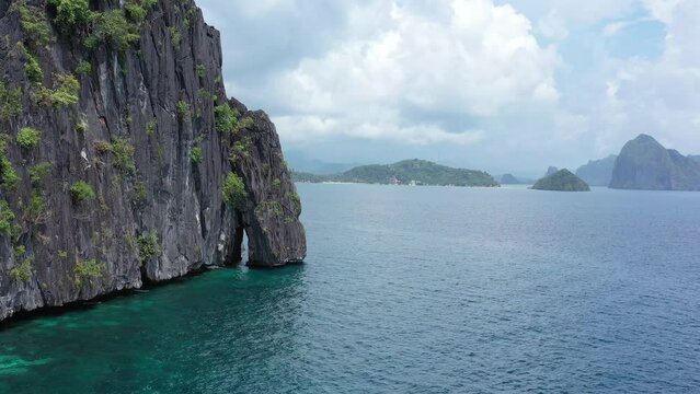 Aerial view of Seven Commandos Beach