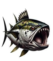Angry tuna fish