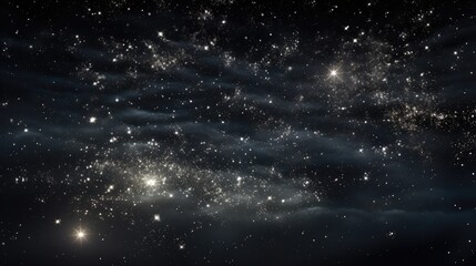 allure of the night sky with a beautiful silver background adorned with stars. The metallic...