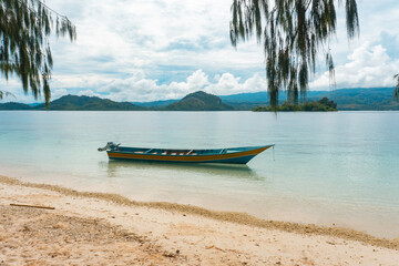 Beautiful Latuina Island in West Seram, Maluku