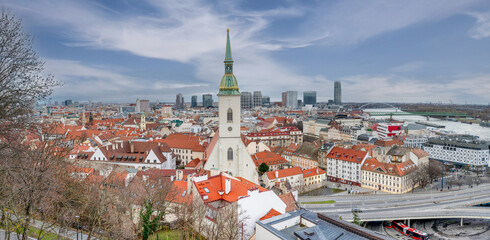 The St Martin's Cathedral (Katedrala svateho Martina). A church in Bratislava. Slovakia.