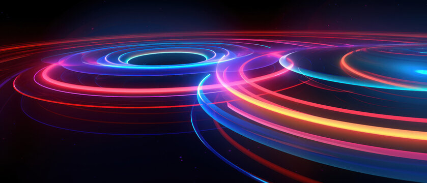 Energetic and engaging abstract art, featuring a fusion of bold colors and fluid movement.