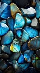 Background from labradorite stones.