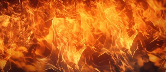 Fototapeta premium the background of the fire is burning very hot