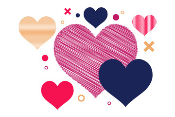 valentine hearts background