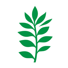 tree and bushes vector