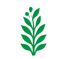 Fototapeta premium tree and bushes vector