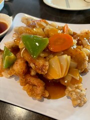 Korean Sweet and Sour Pork 