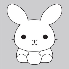 rabbit cartoon art design