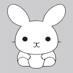 rabbit cartoon art design