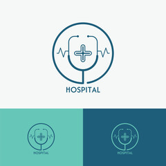 Hospital Plus Concept Logo I Vector I Icon 