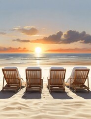 chairs on the beach