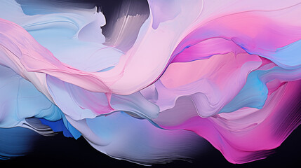 Abstract background painting with pink and blue