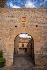 Naklejka premium Beautiful Ibiza Town on the famous Mediterranean island of Ibiza.