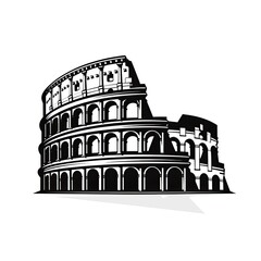 Colosseum vector illustration clipart