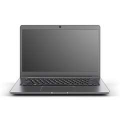 Laptop mockup on a white background