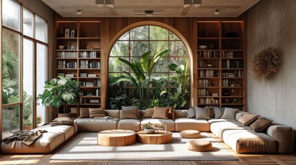 Scandinavian Charm Living Room Design