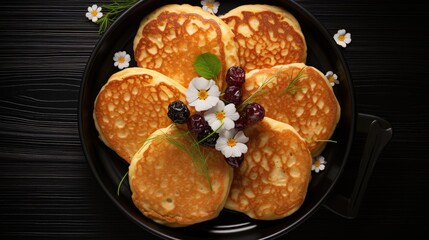 Obraz na płótnie Canvas pancakes