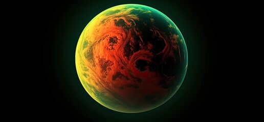 Alien planet background