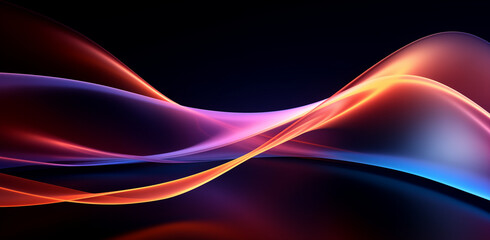 A beautiful abstract background with a colorful wave.