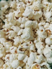 Full frame of popcorn texture