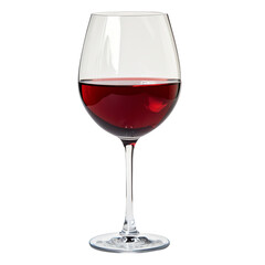 Estores personalizados com sua foto Wine glass on transparent background. Generativbe AI.