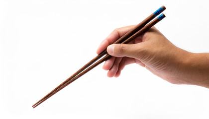 Chopsticks in a hand
