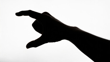 Hand showing sign gesture