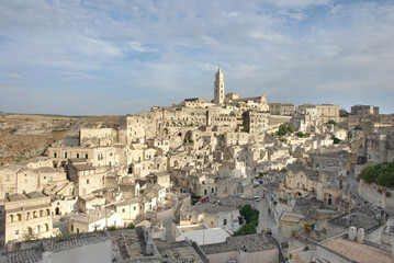 Fototapeta premium Panorama of the Italian city of Matera