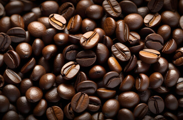 Fototapeta premium coffee beans background. 