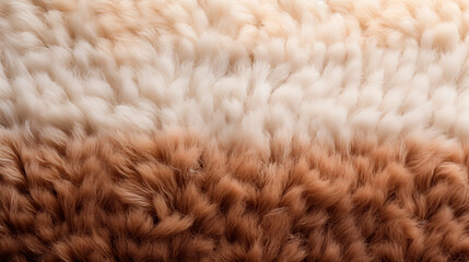 Imagen con madejas de lana en tonos marrones para usarlo como fondo