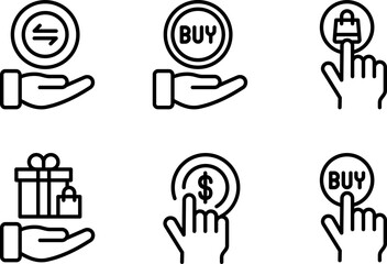 hand collection icon