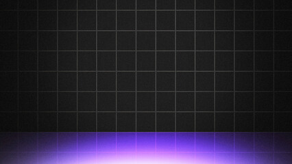 Abstract dark grainy grid background. Abstract empty banner background.