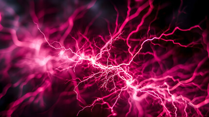 Abstract background of pink lightning