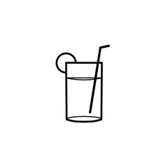 Glass of juice icon 