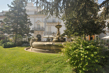 The white streets of the Italian town of Martina Franca
