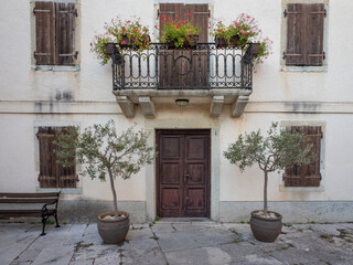 Architecture of old city  Motovun