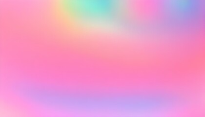 Bright pastel colors cute pink, sky blue, light yellow holographic gradient background design, wallpaper